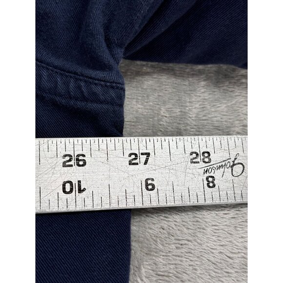 Vtg Coleman Flannel-Lined Denim Shirt Jacket Shacket Casual Outerwear Chore Barn - Picture 9 of 10
